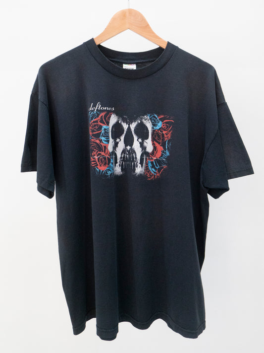2003 Deftones 'Self Titled' Skull & Roses T-Shirt XL