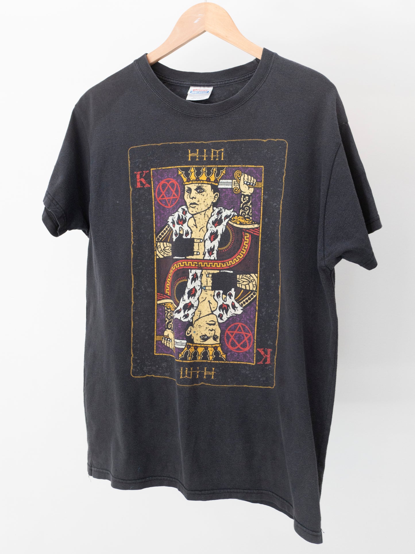 2005 HIM Heartagram King T-Shirt Large