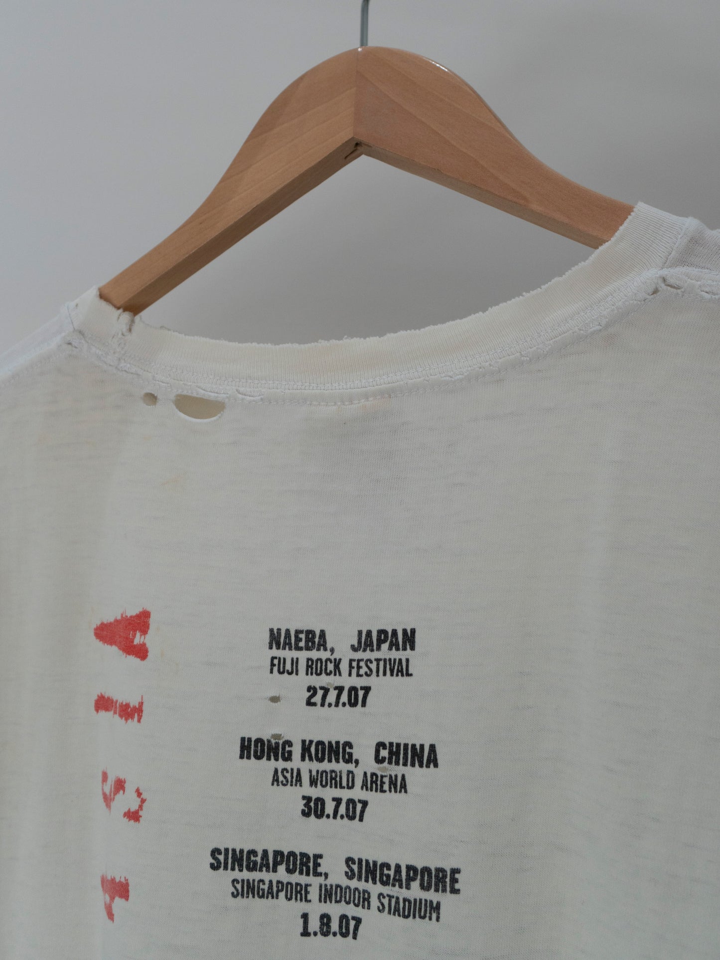 2007 The Cure 'Australia / Japan Tour' T-Shirt Large