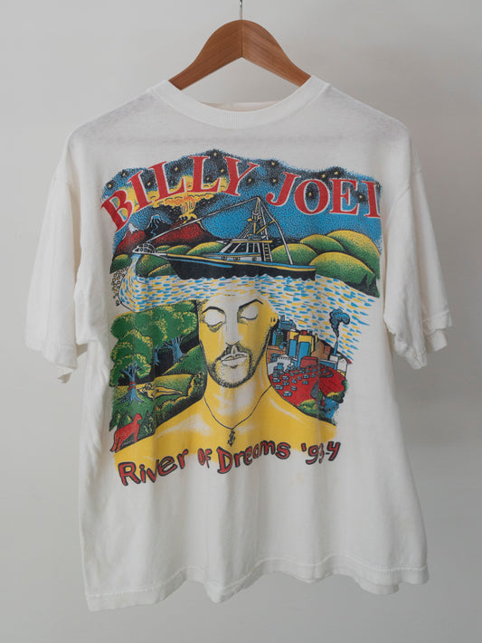 1994 Billy Joel 'River Of Dreams World Tour' T-Shirt Boxy Large