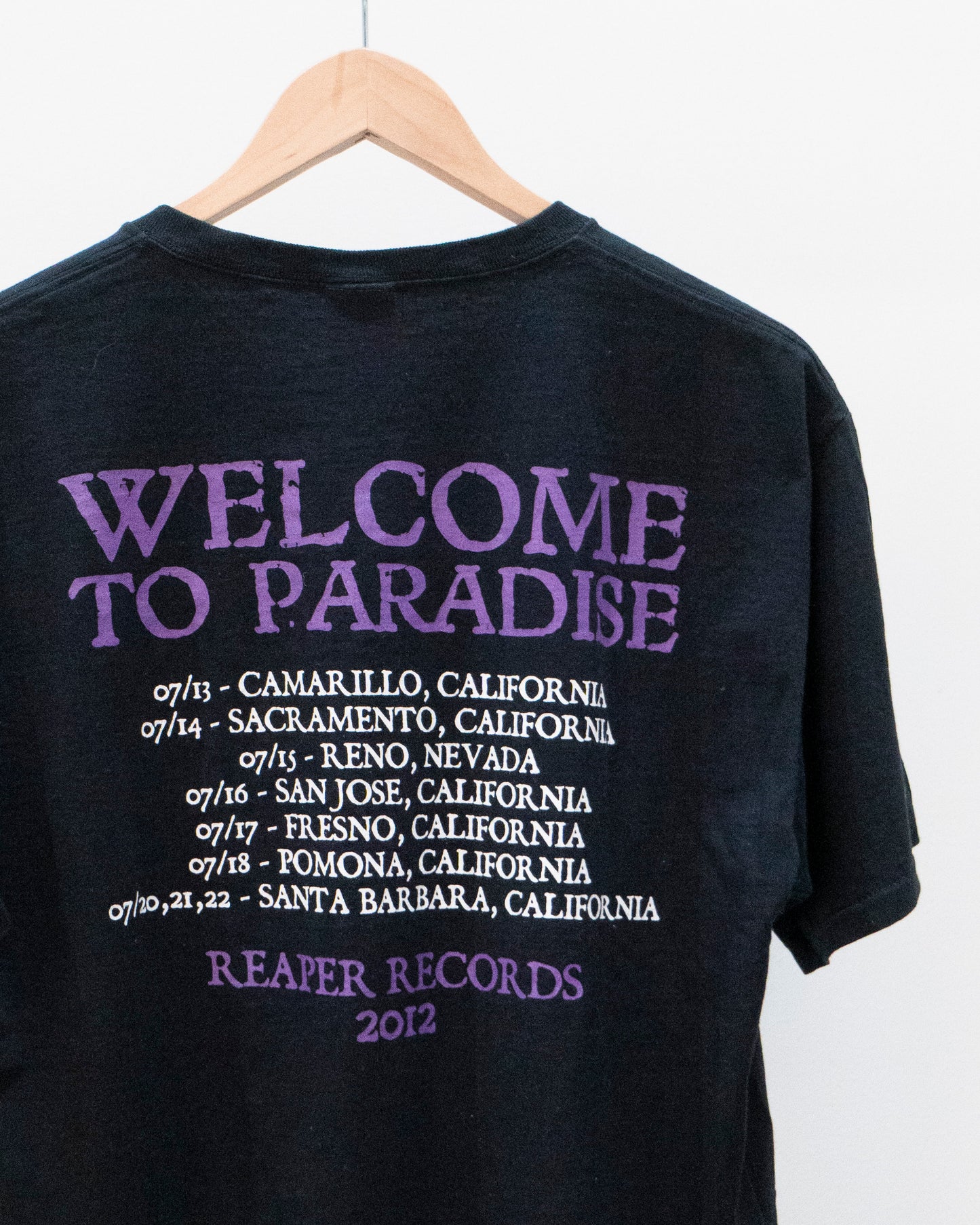 2012 Fire & Ice 'California Tour' T-Shirt Large