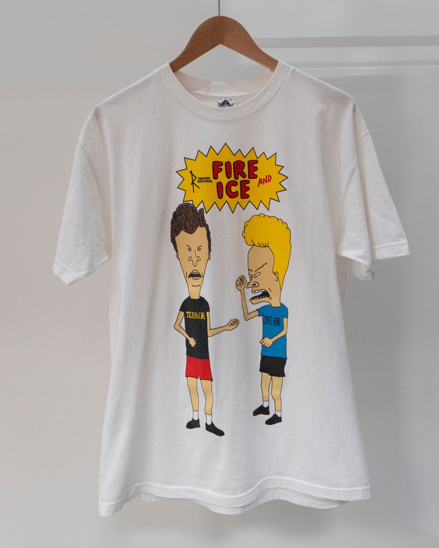 2012 Fire & Ice 'Beavis & Butthead' T-Shirt Large