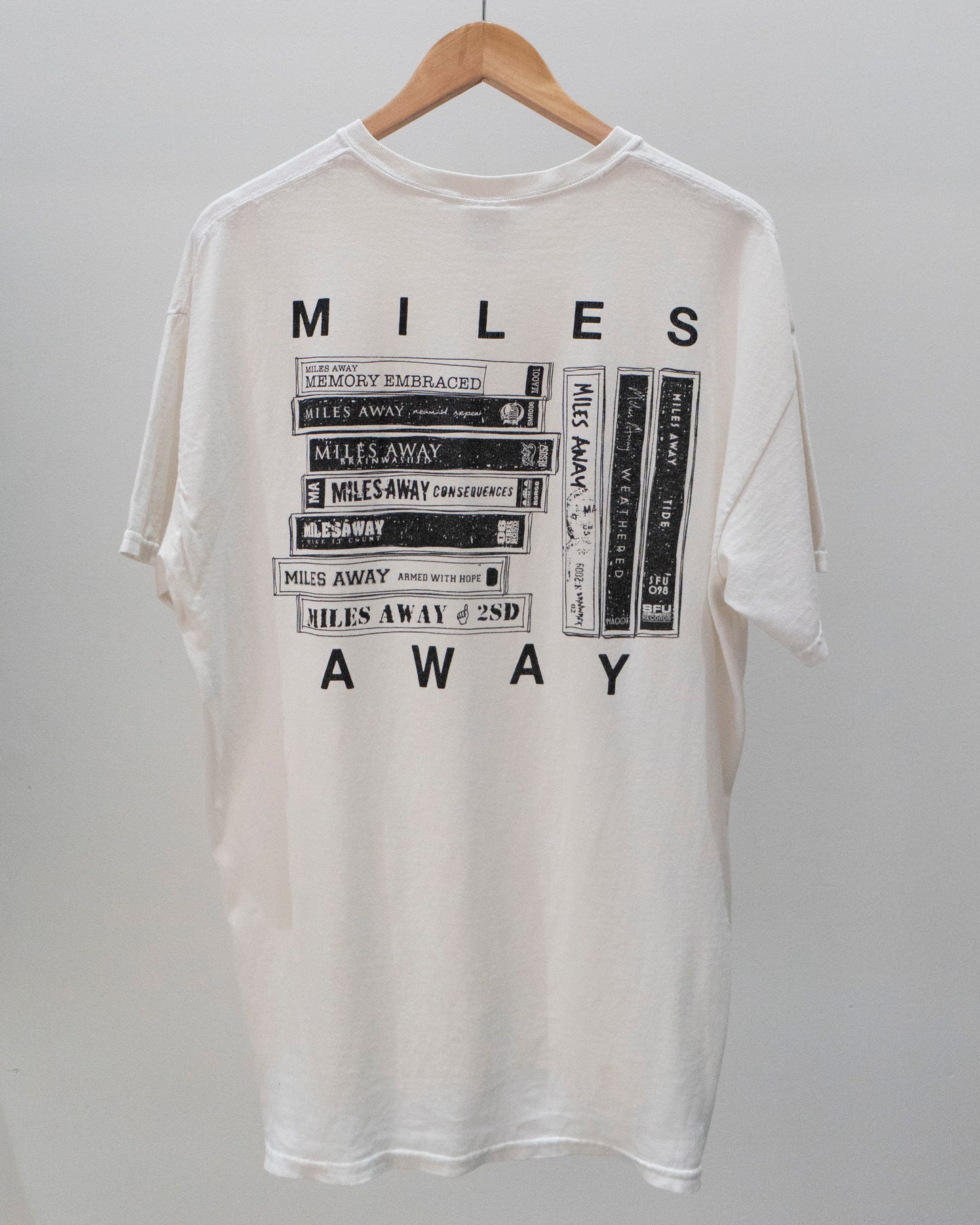 Miles Away 'Tapes' T-Shirt Large