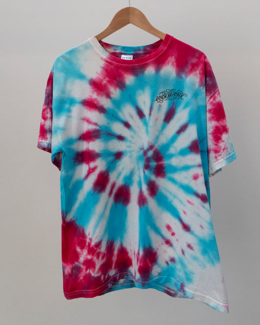 2010's Lockin Out Records Tie Dye T-Shirt Large