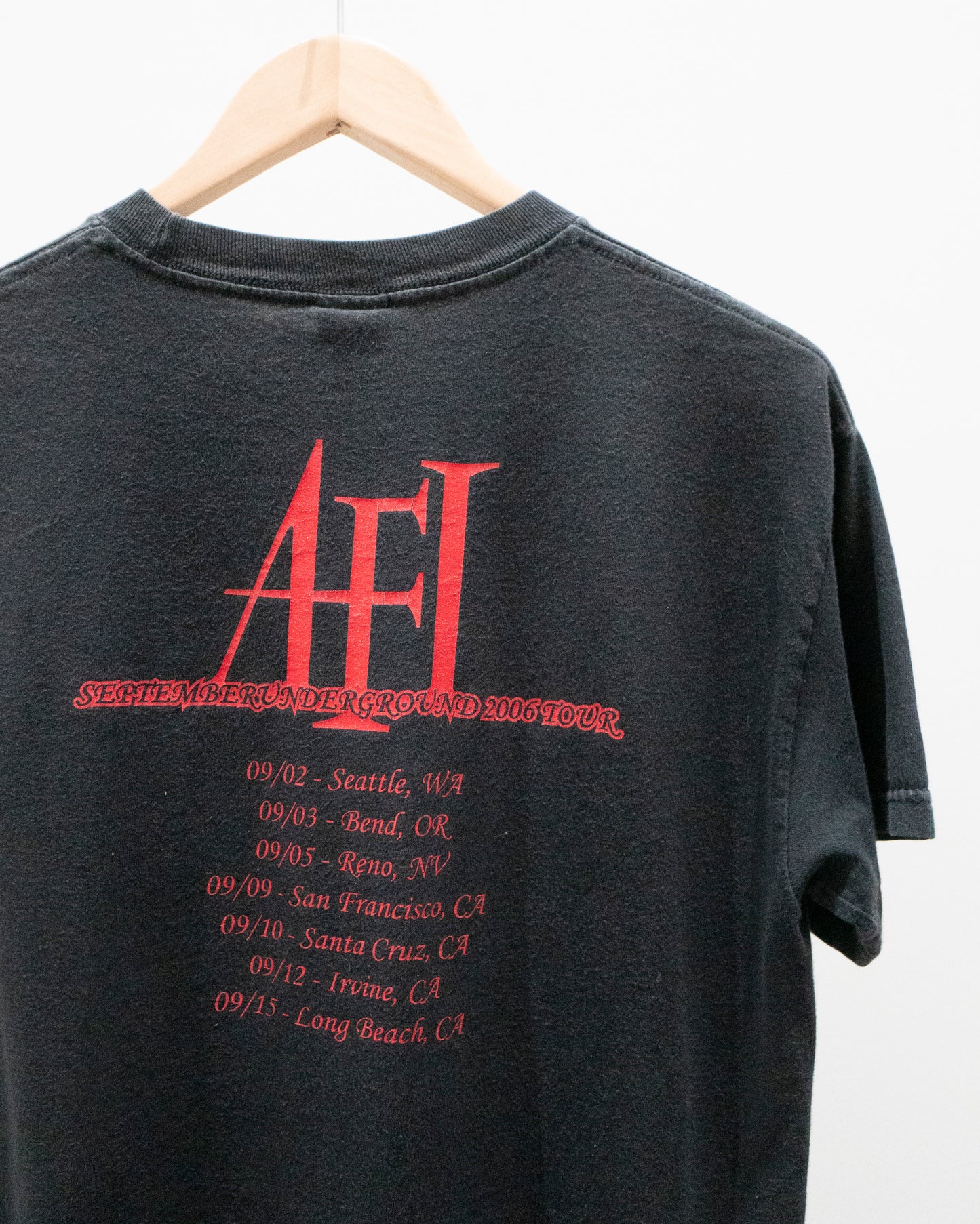 2006 AFI 'September Underground Tour' T-Shirt Medium