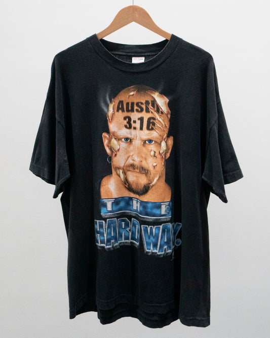 1998 Stone Cold 'The Hard Way' T-Shirt XL