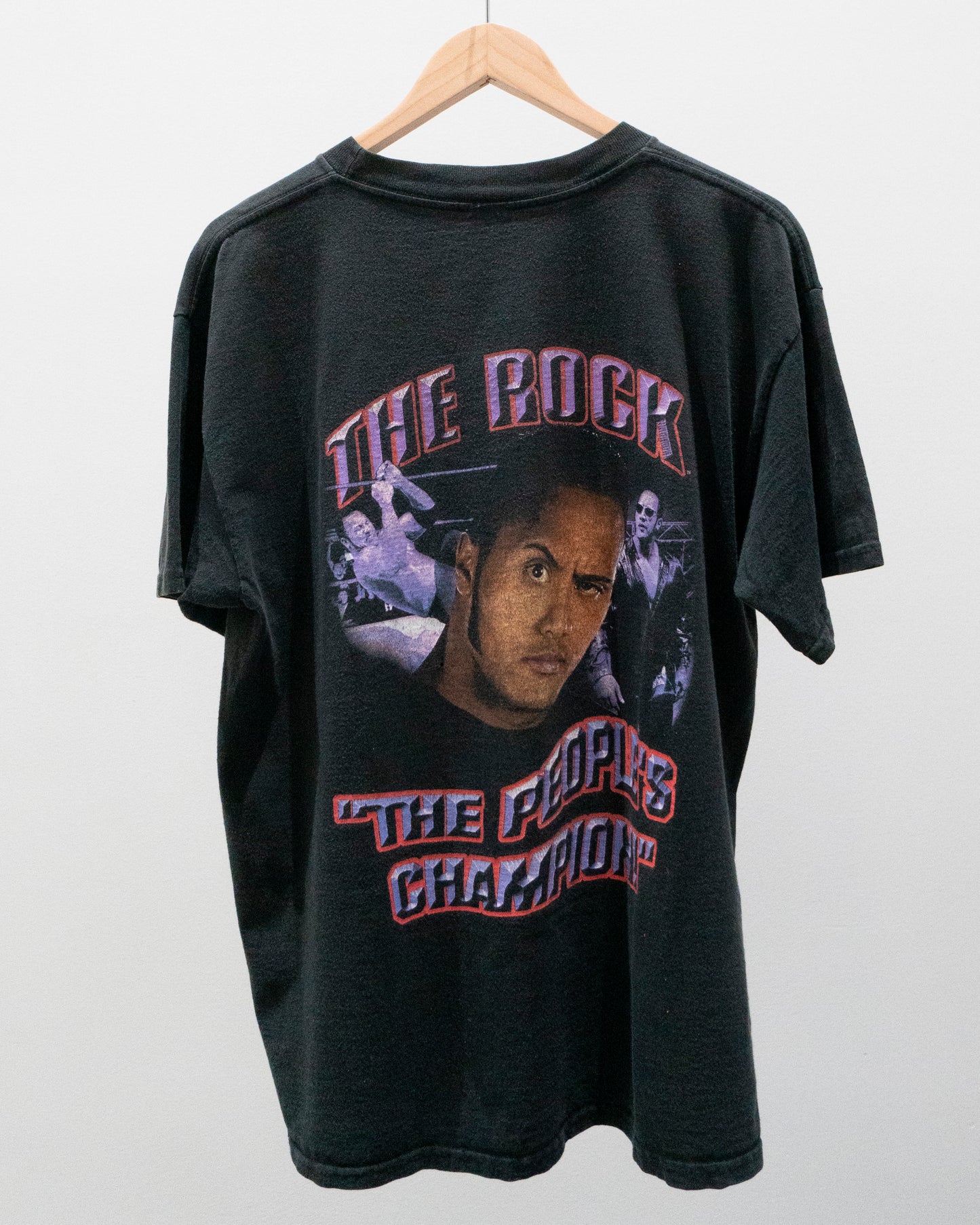 2000 The Rock 'Know Your Role' T-Shirt Large