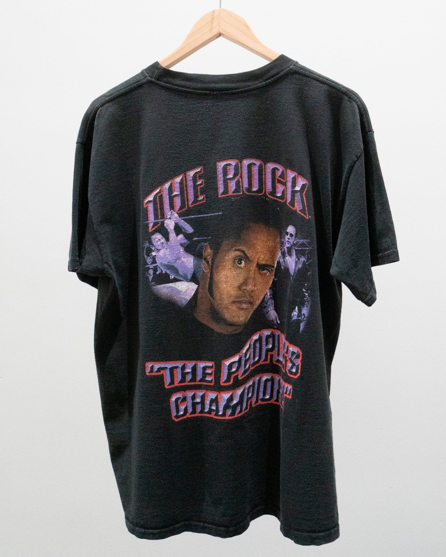 2000 The Rock 'Know Your Role' T-Shirt Large