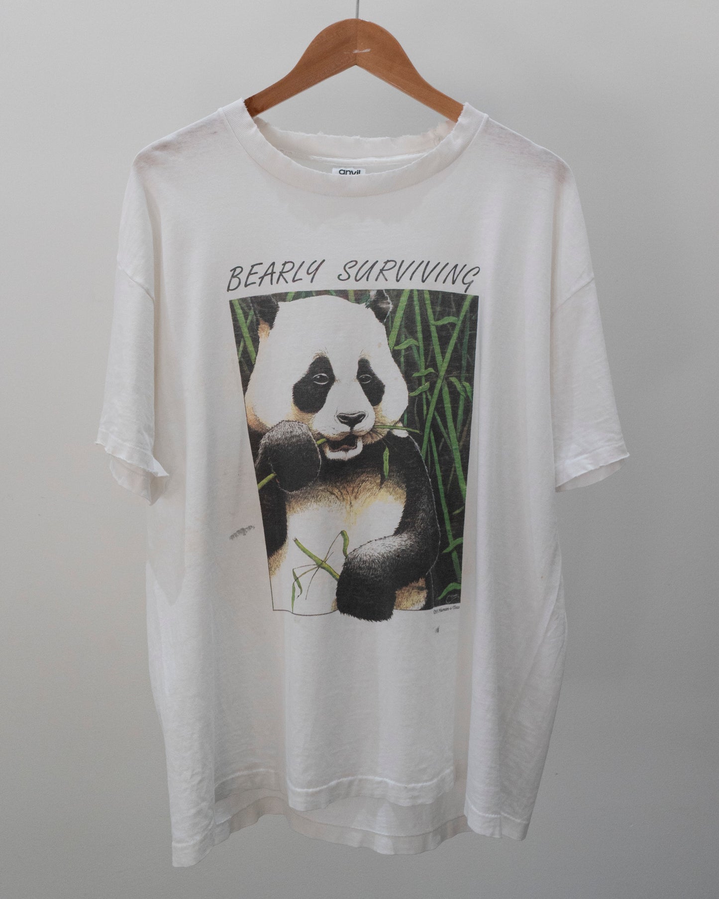 1993 Bearly Surviving 'Panda' T-Shirt XL