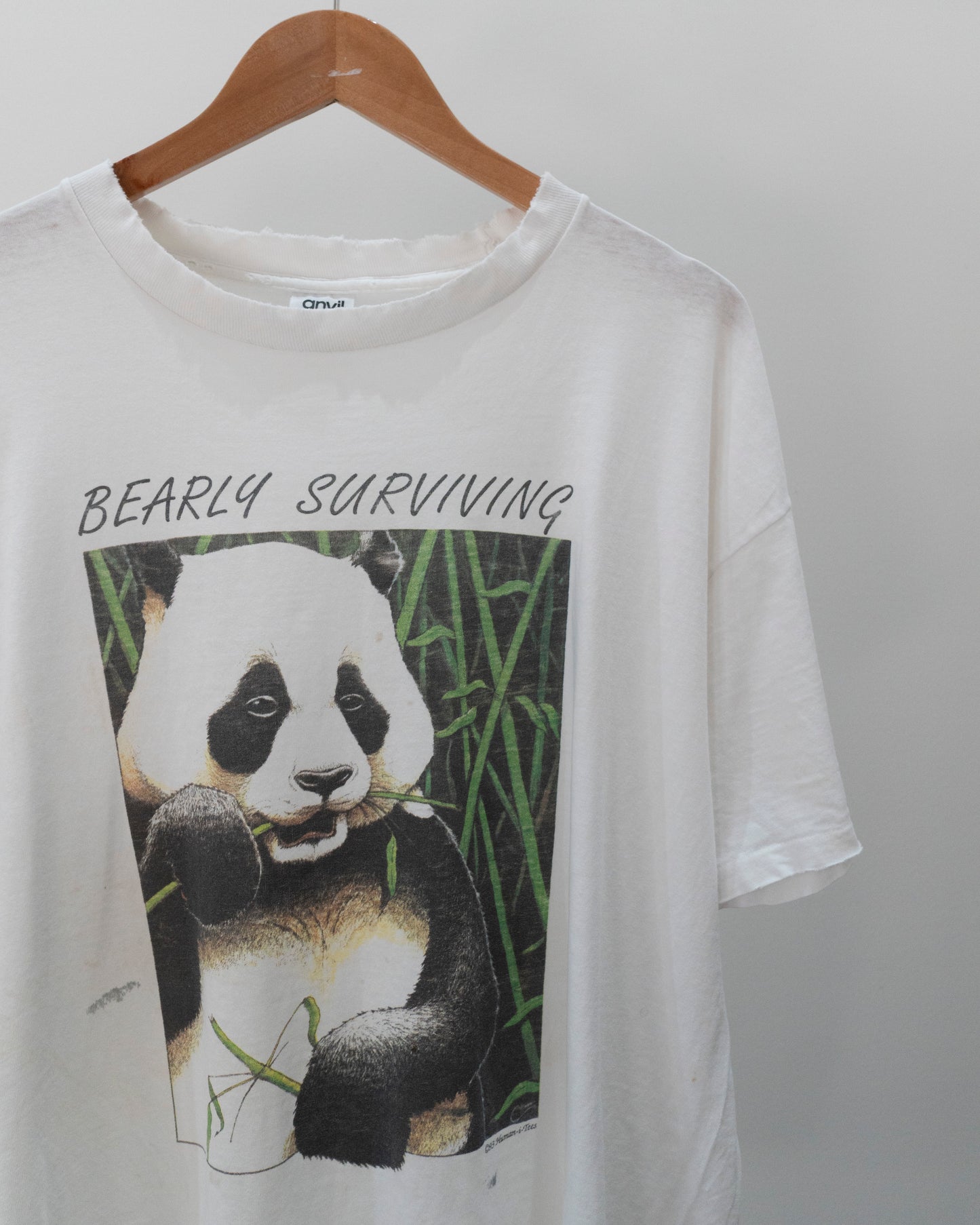 1993 Bearly Surviving 'Panda' T-Shirt XL