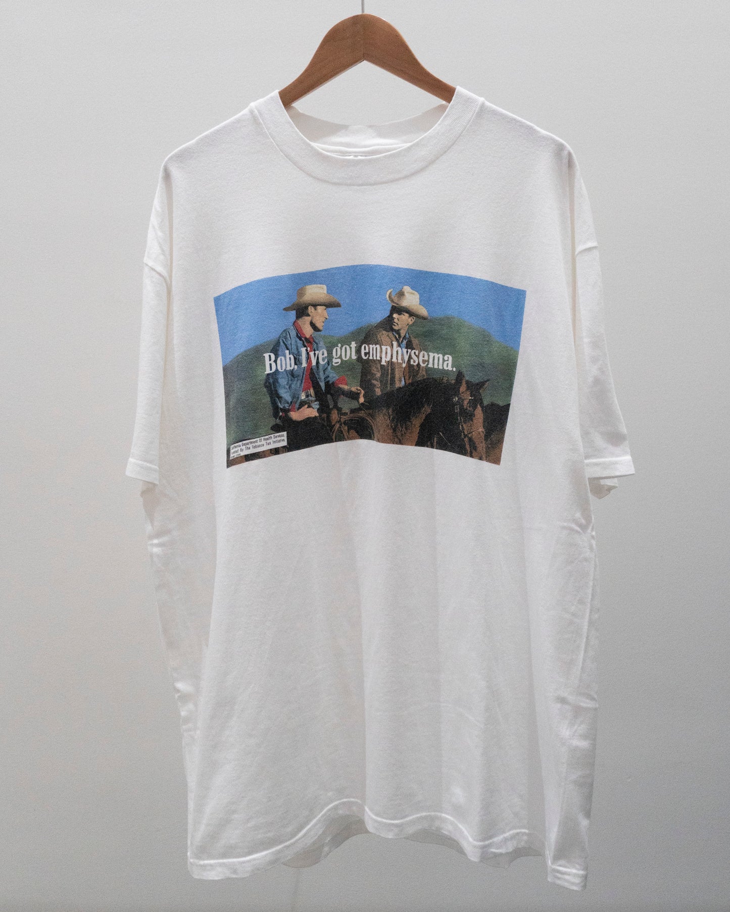 1997 Tobacco Tax 'Bob, I've Got Emphysema' T-Shirt XL