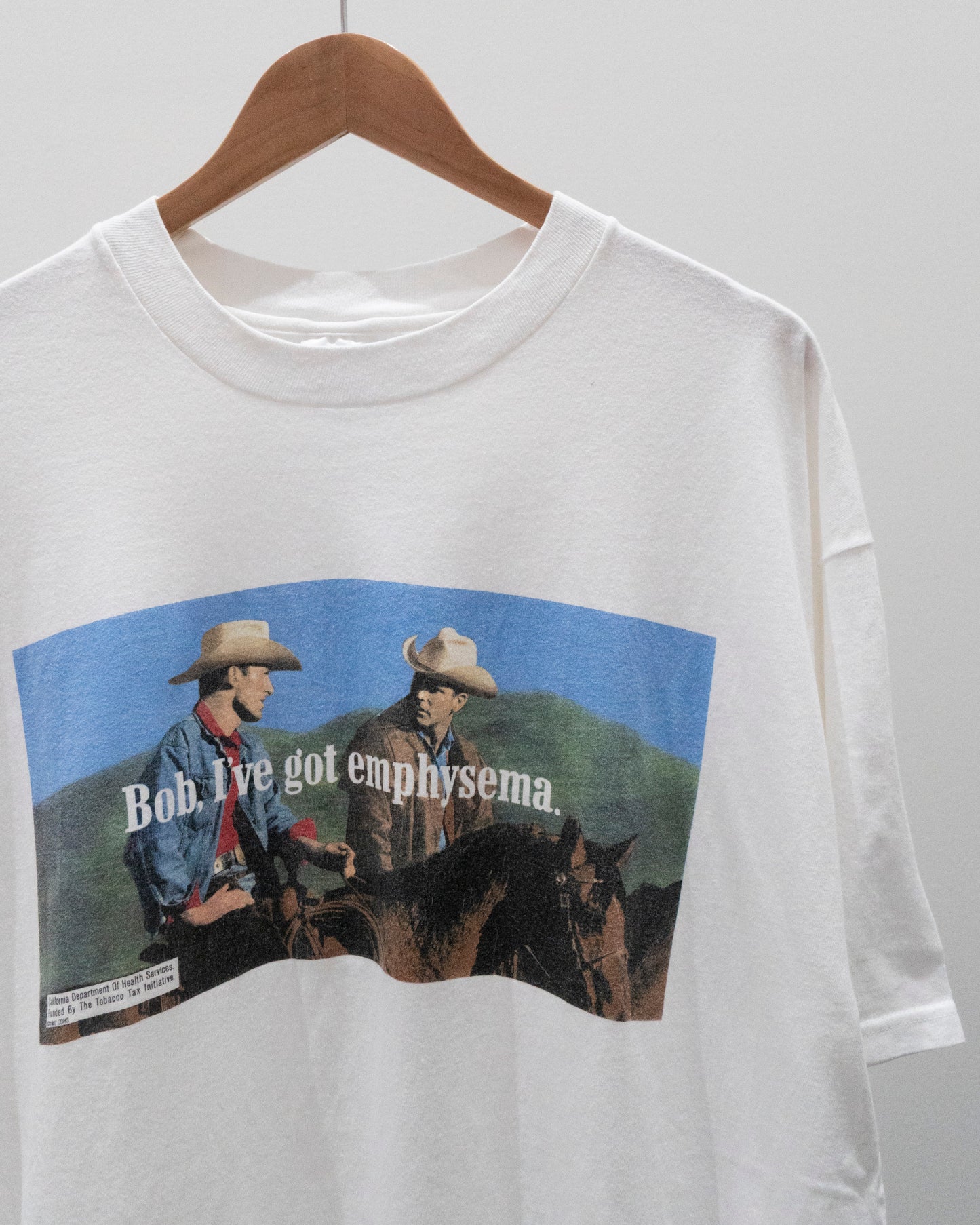 1997 Tobacco Tax 'Bob, I've Got Emphysema' T-Shirt XL