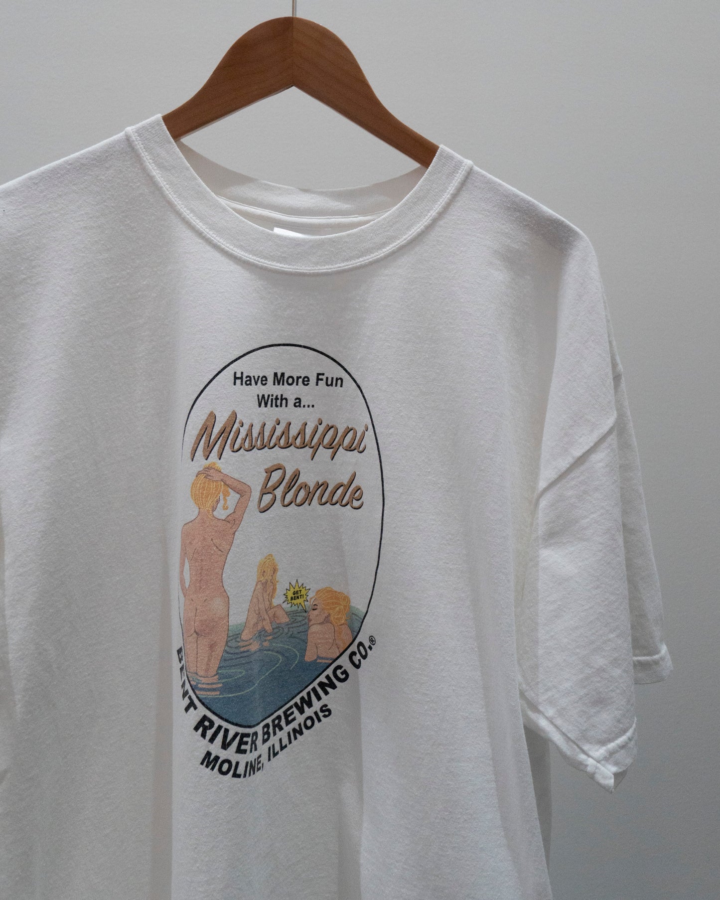 90's Mississippi Blonde 'Bent River Brewing Co' T-Shirt XL