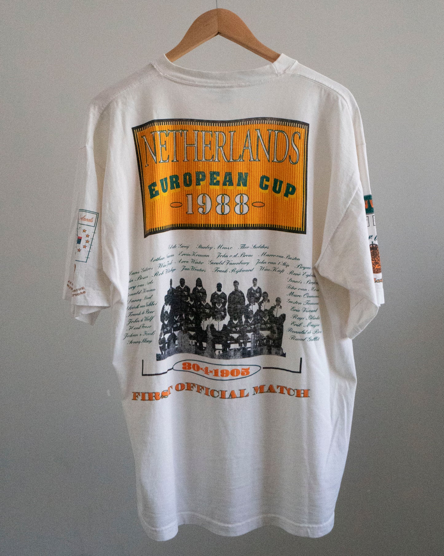 1988 Netherlands 'European Cup' T-Shirt XL