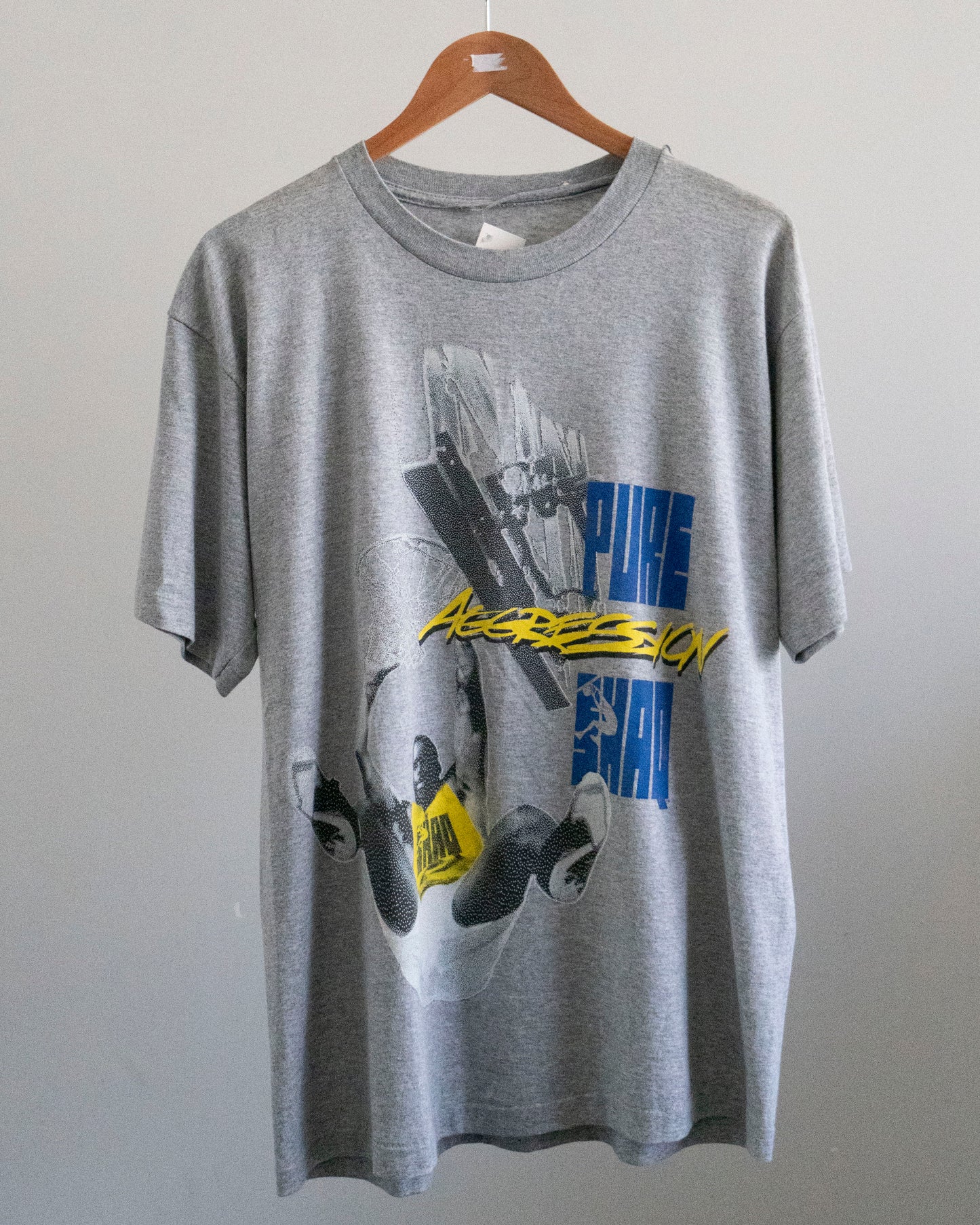 90's Shaq 'Pure Aggression' T-Shirt Large