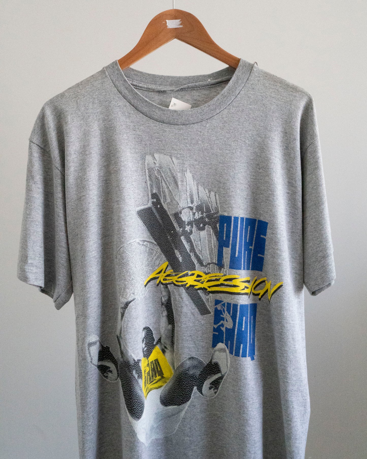 90's Shaq 'Pure Aggression' T-Shirt Large