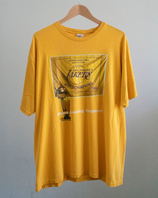 2009 LA Lakers World Champions T-Shirt XL