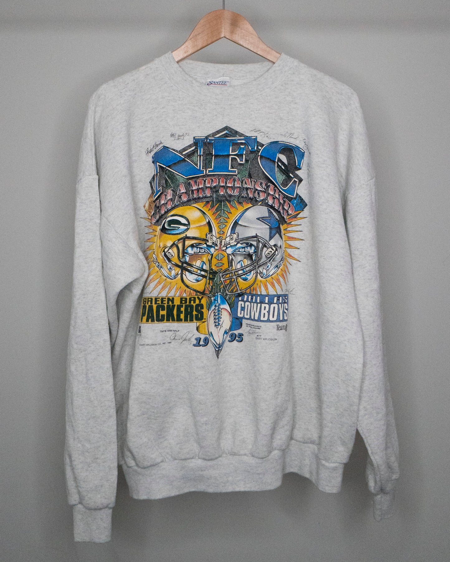 1995 NFC Championship 'Packers Vs Cowboys' Sweatshirt XL