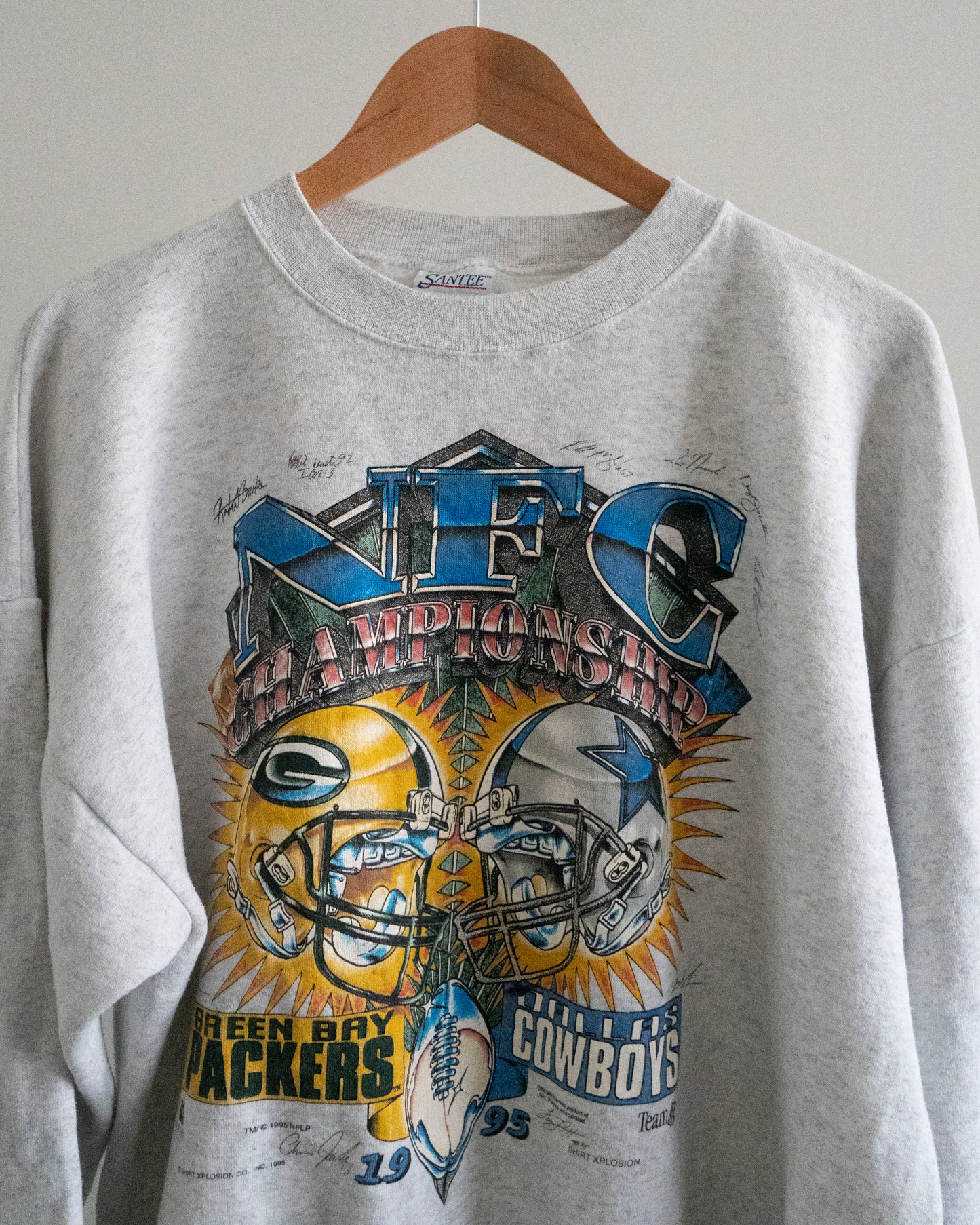 1995 NFC Championship 'Packers Vs Cowboys' Sweatshirt XL