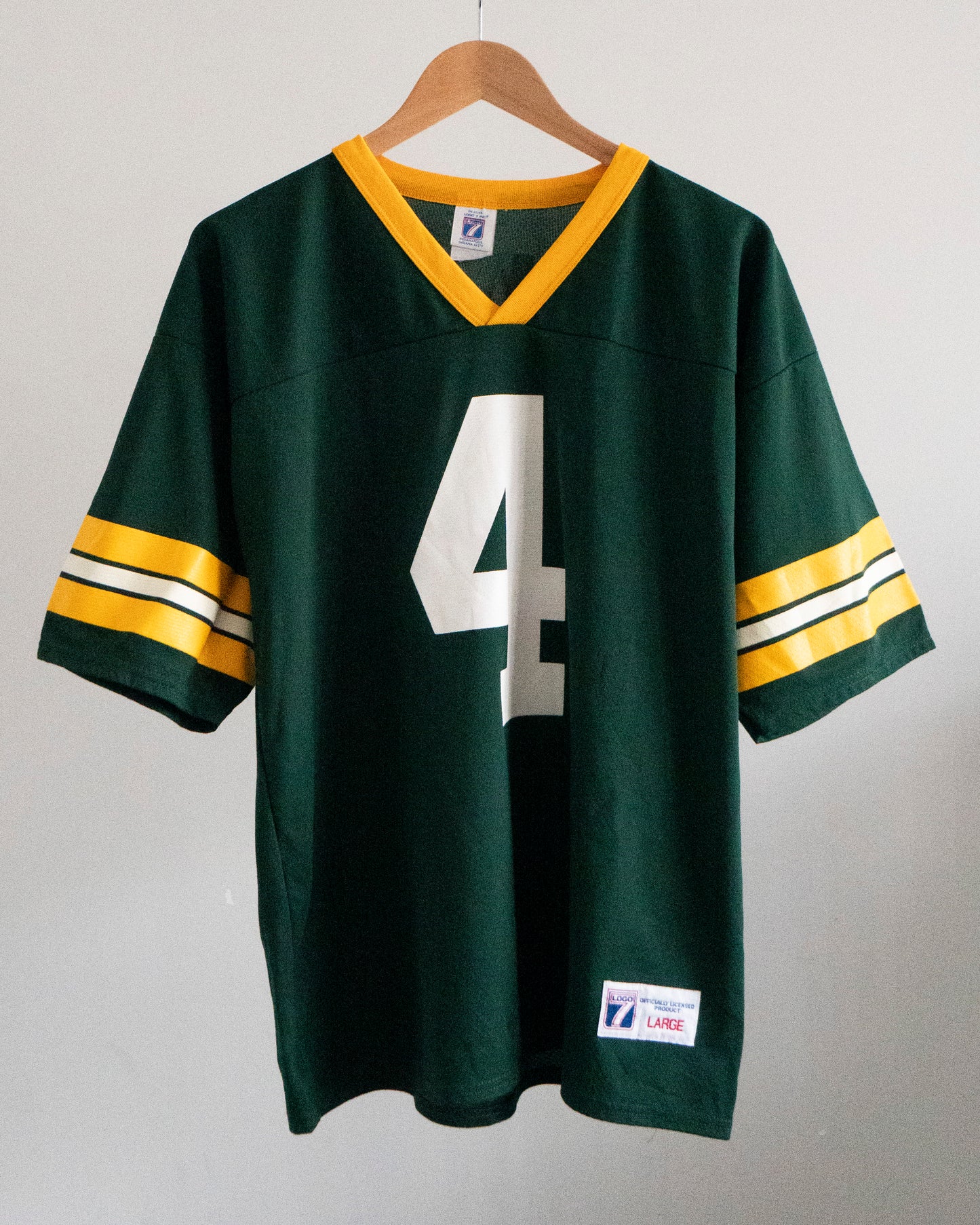 90's Green Bay 'Brett Favre 4' Jersey Large