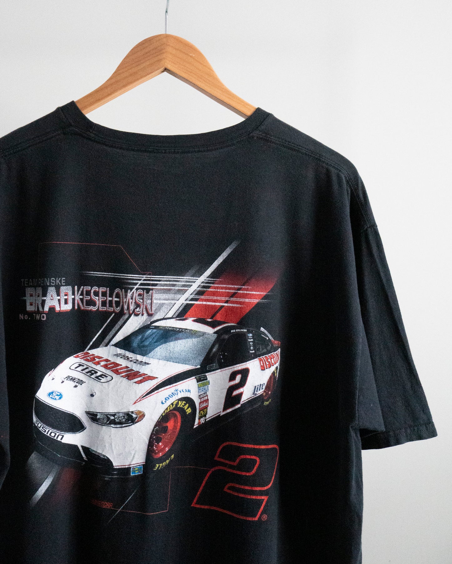 2000's Team Penske Brad Keselowski NASCAR T-Shirt XL