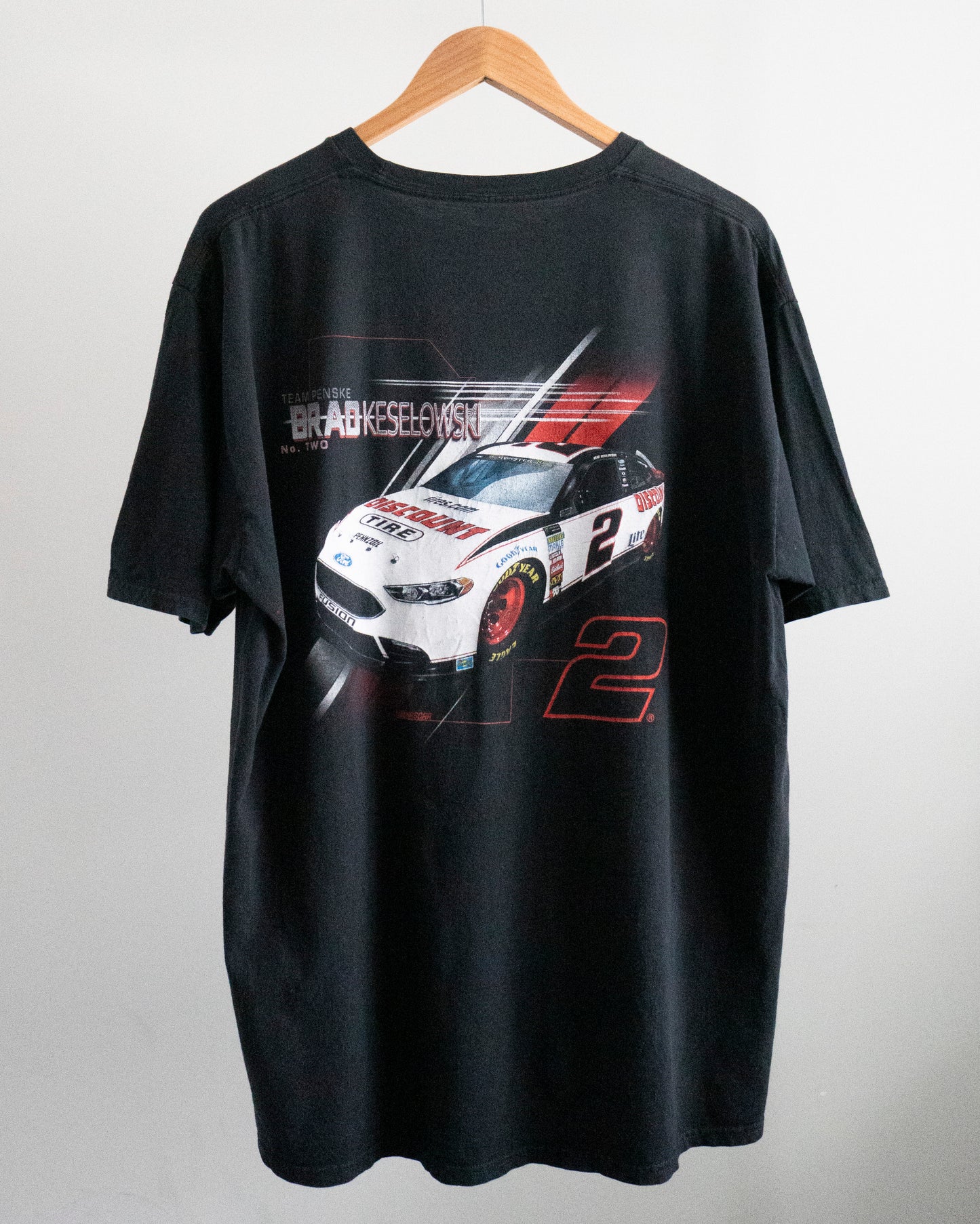 2000's Team Penske Brad Keselowski NASCAR T-Shirt XL