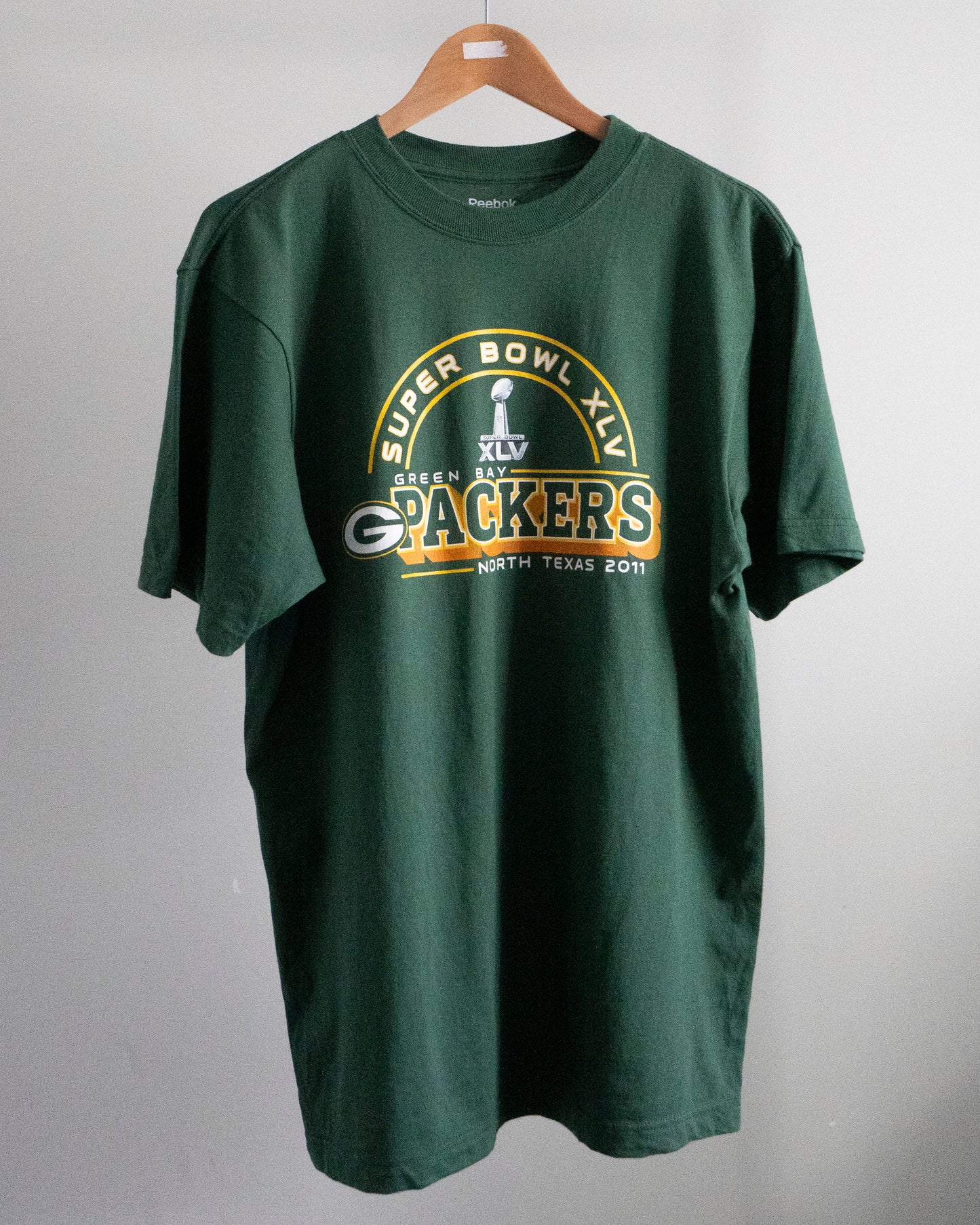 2011 Green Bay Packers 'Super Bowl XLV' T-Shirt Large