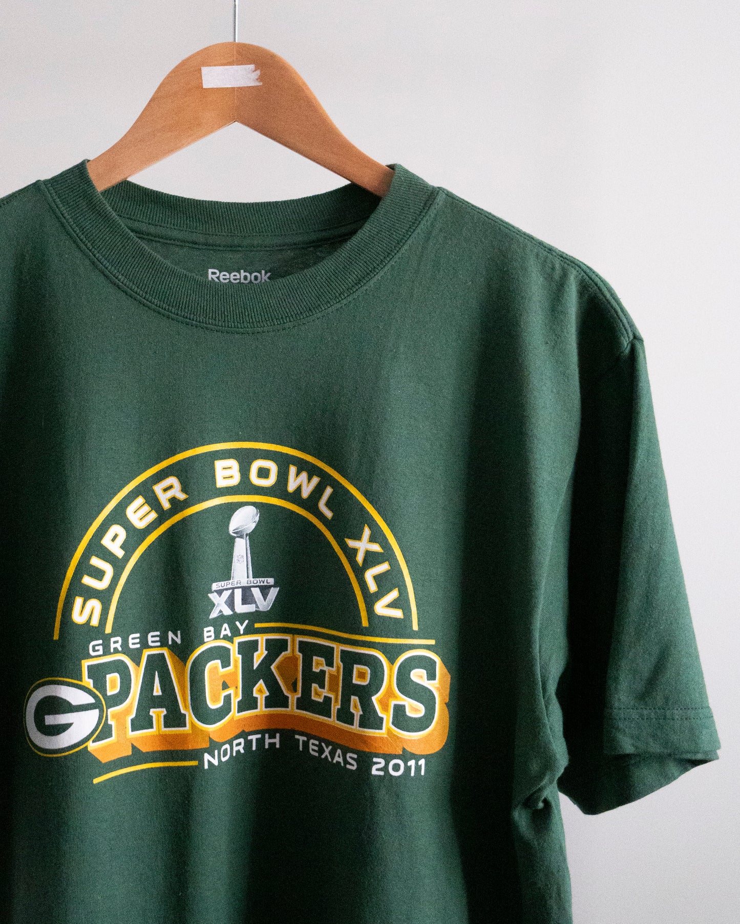 2011 Green Bay Packers 'Super Bowl XLV' T-Shirt Large