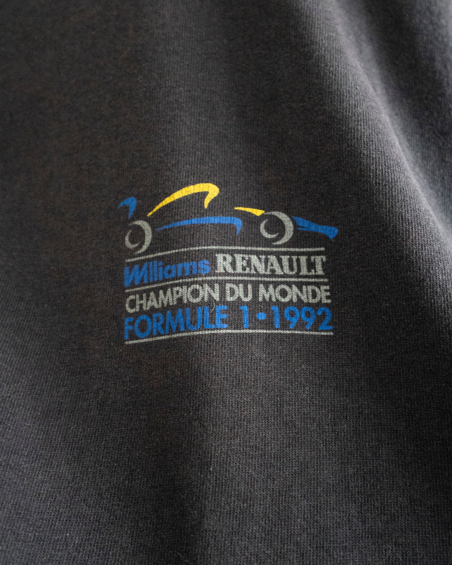 1992 Formula 1 Renault Chmpion Du Monde T-Shirt Large