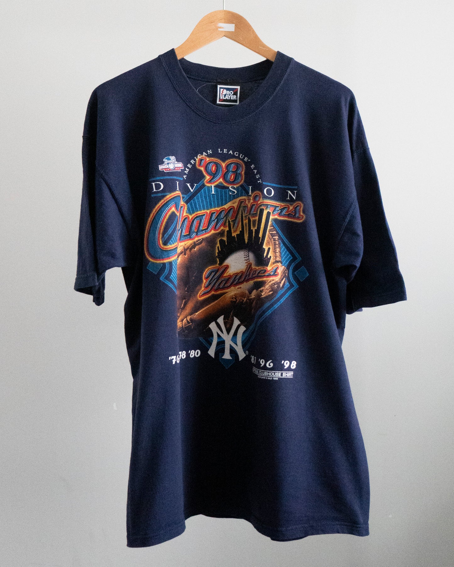 1998 New York Yankees Champions T-Shirt XL