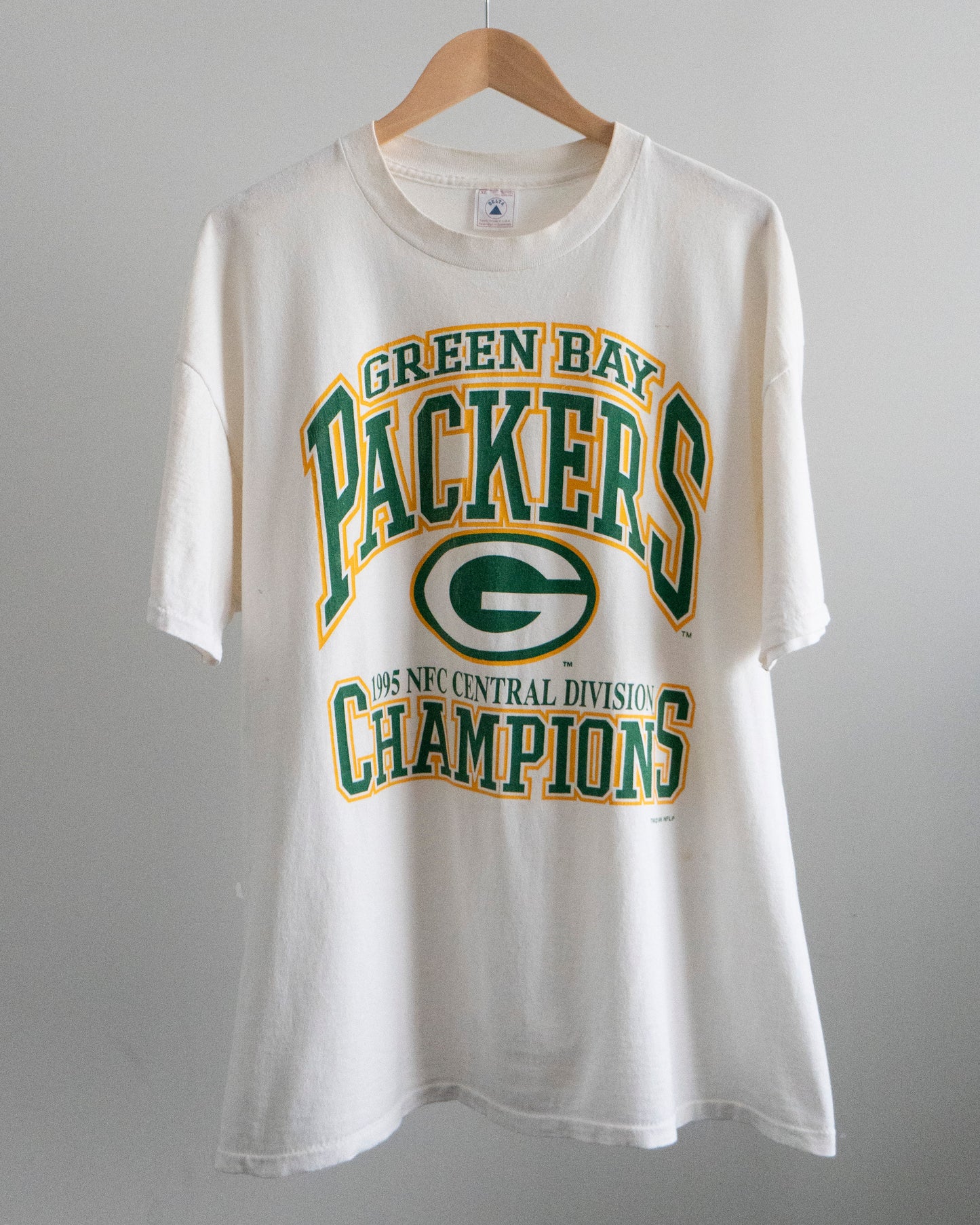 1995 Green Bay Packers 'Central Div Champions' T-Shirt XL