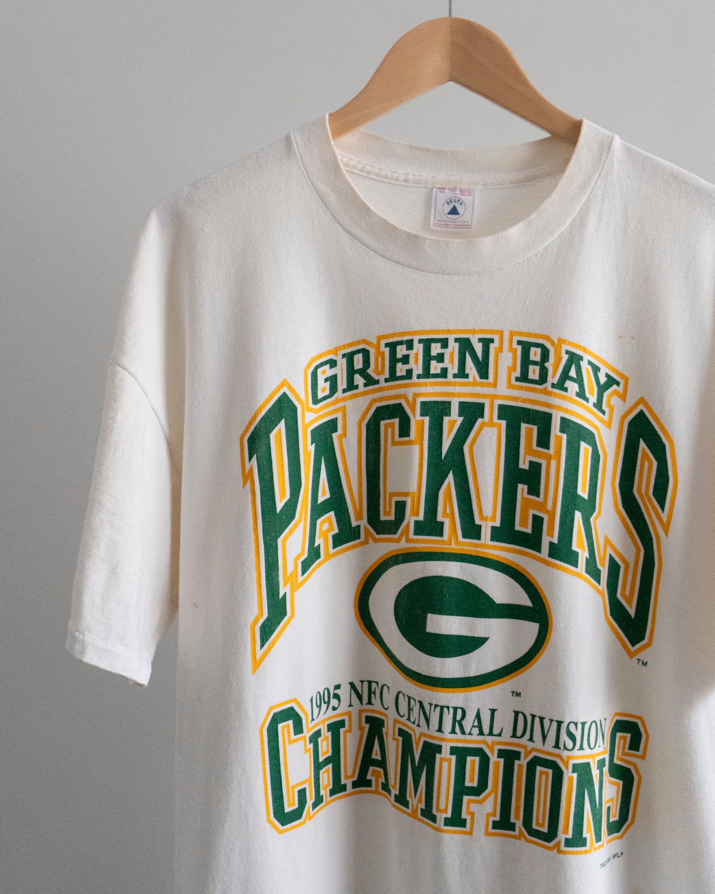 1995 Green Bay Packers 'Central Div Champions' T-Shirt XL