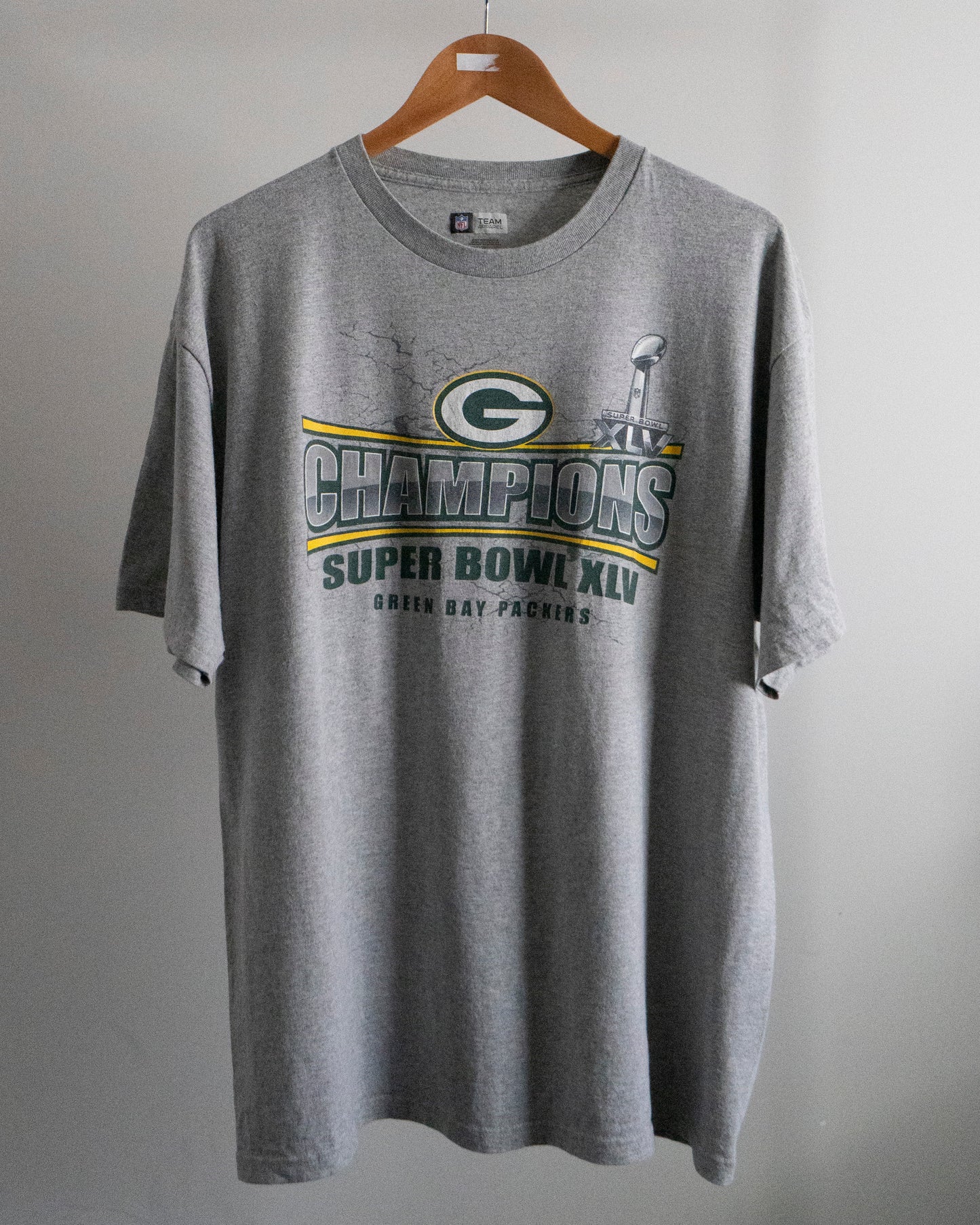 2011 Super Bowl XLV 'Green Bay Packers Champions' T-Shirt XL