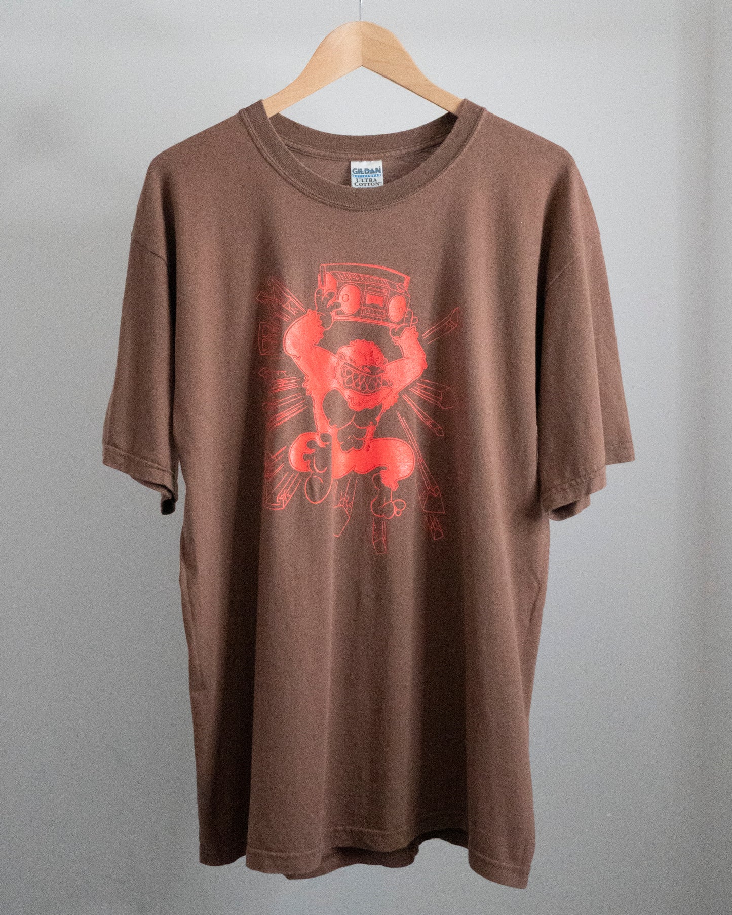 2000's Mental 'Boombox Ape' T-Shirt Large