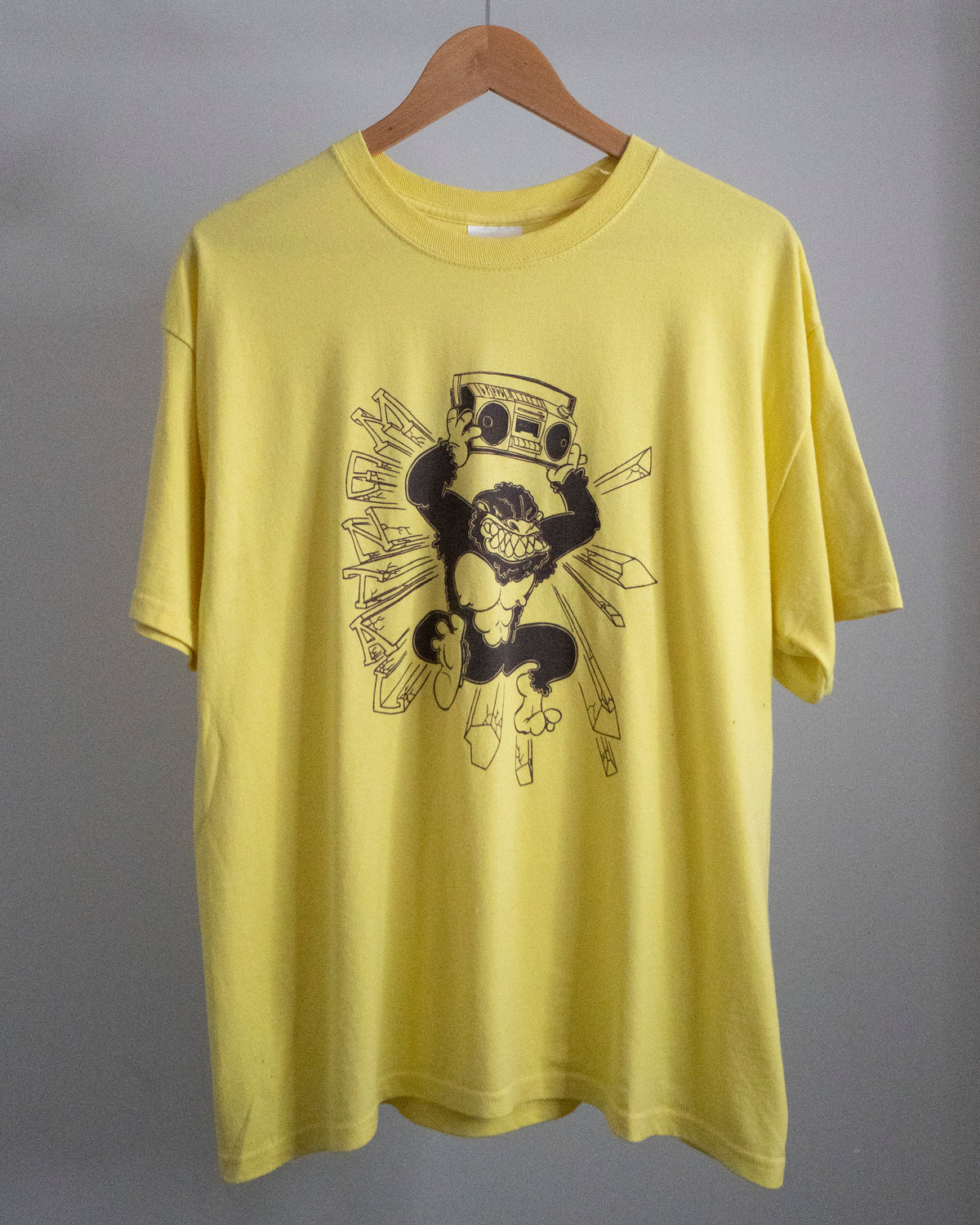 2000's Mental 'Boombox Ape' T-Shirt Large