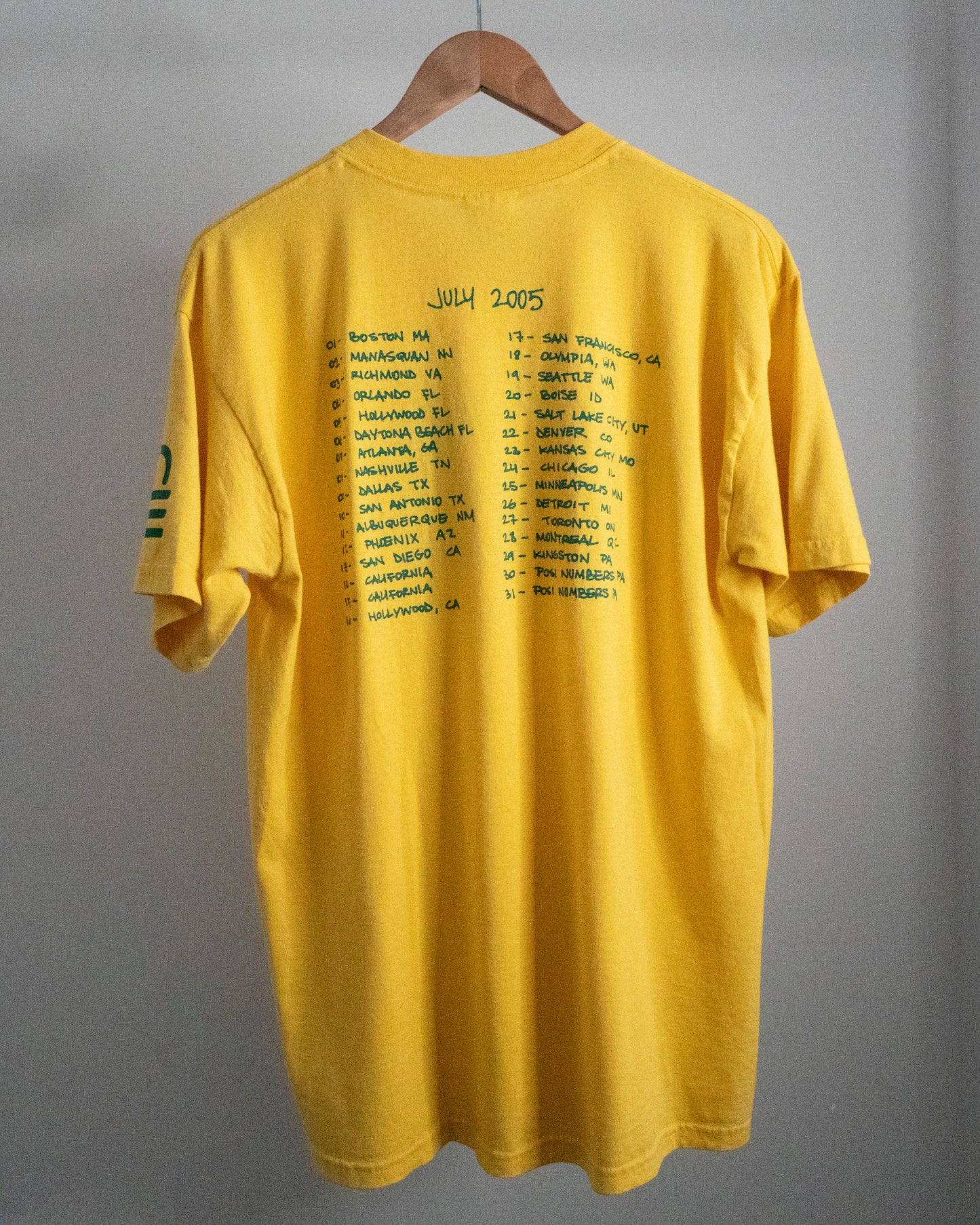 2005 Justice 'US Tour' T-Shirt Large