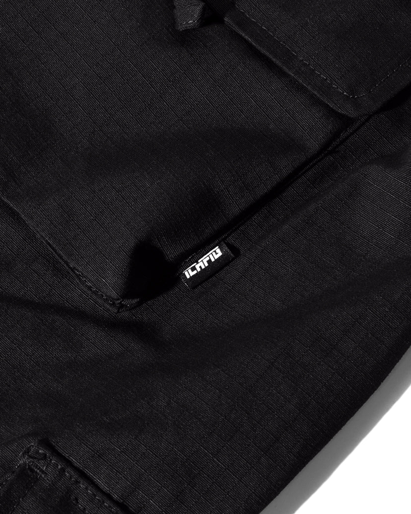 Ichpig Ripstop Cargo Pants Jet Black