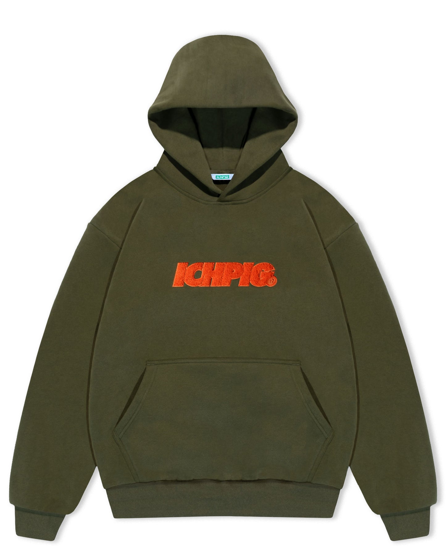 Ichpig Sprinters Chenille Hoodie Olive