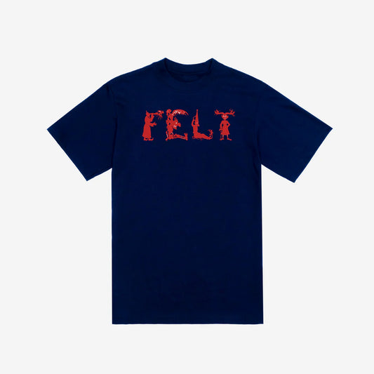 Felt Witch Work Tee Navy