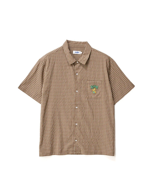 X-Large Mad Bear S/S Shirt Chocolate