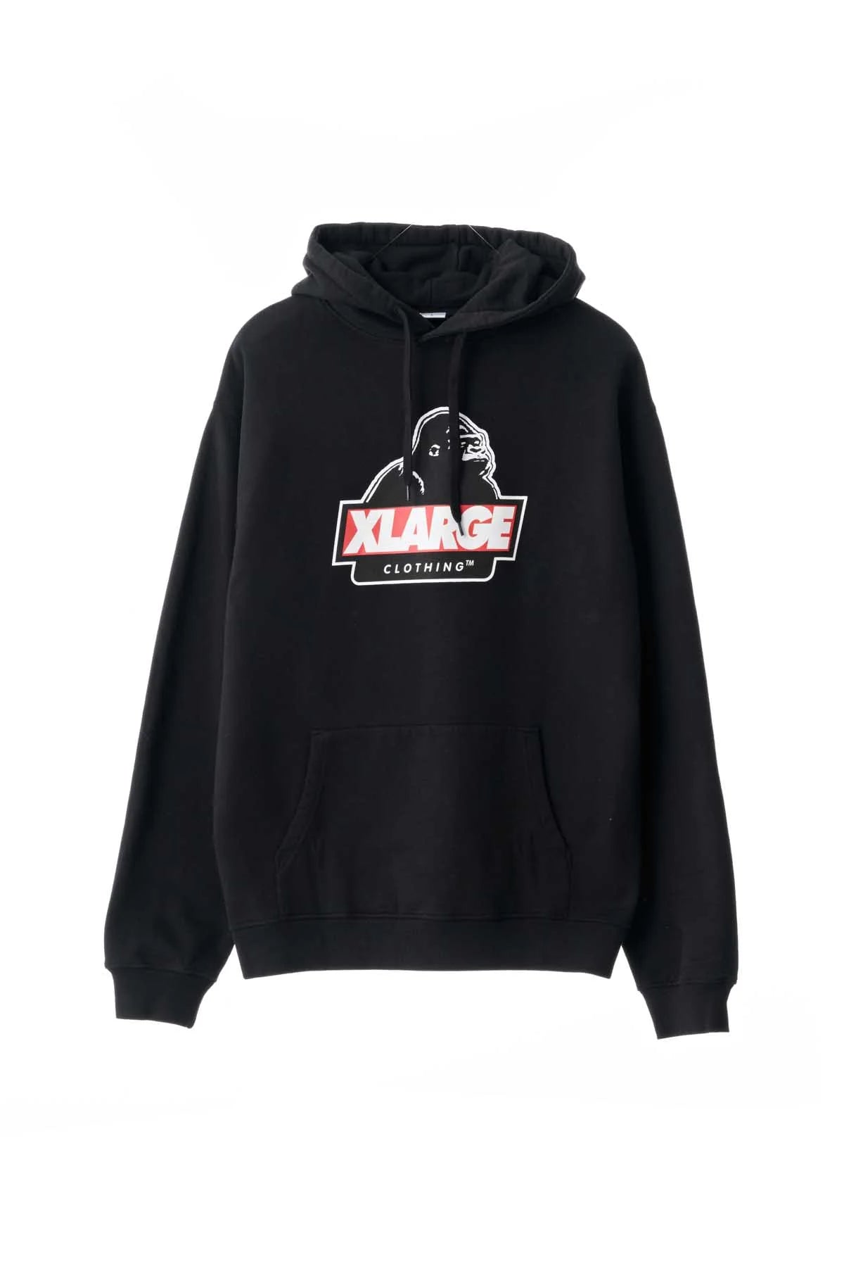 X-Large Slanted Hoodie Black