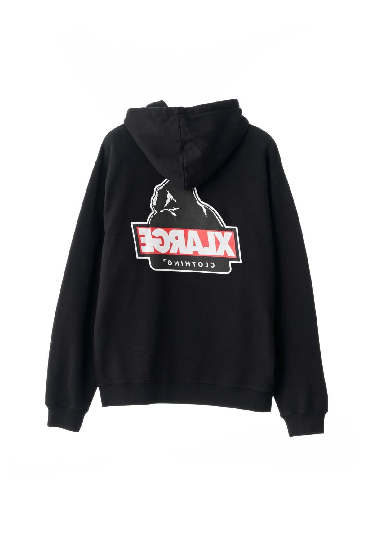 X-Large Slanted Hoodie Black