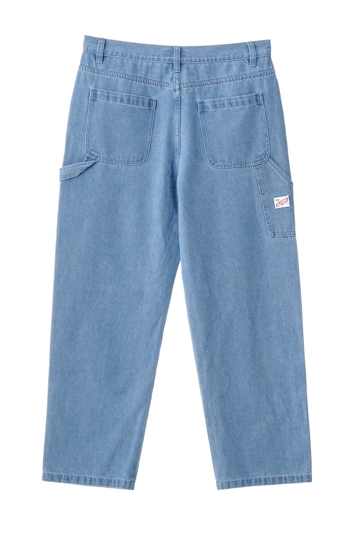 X-Large Denim Double Knee Work Pant Mid Blue