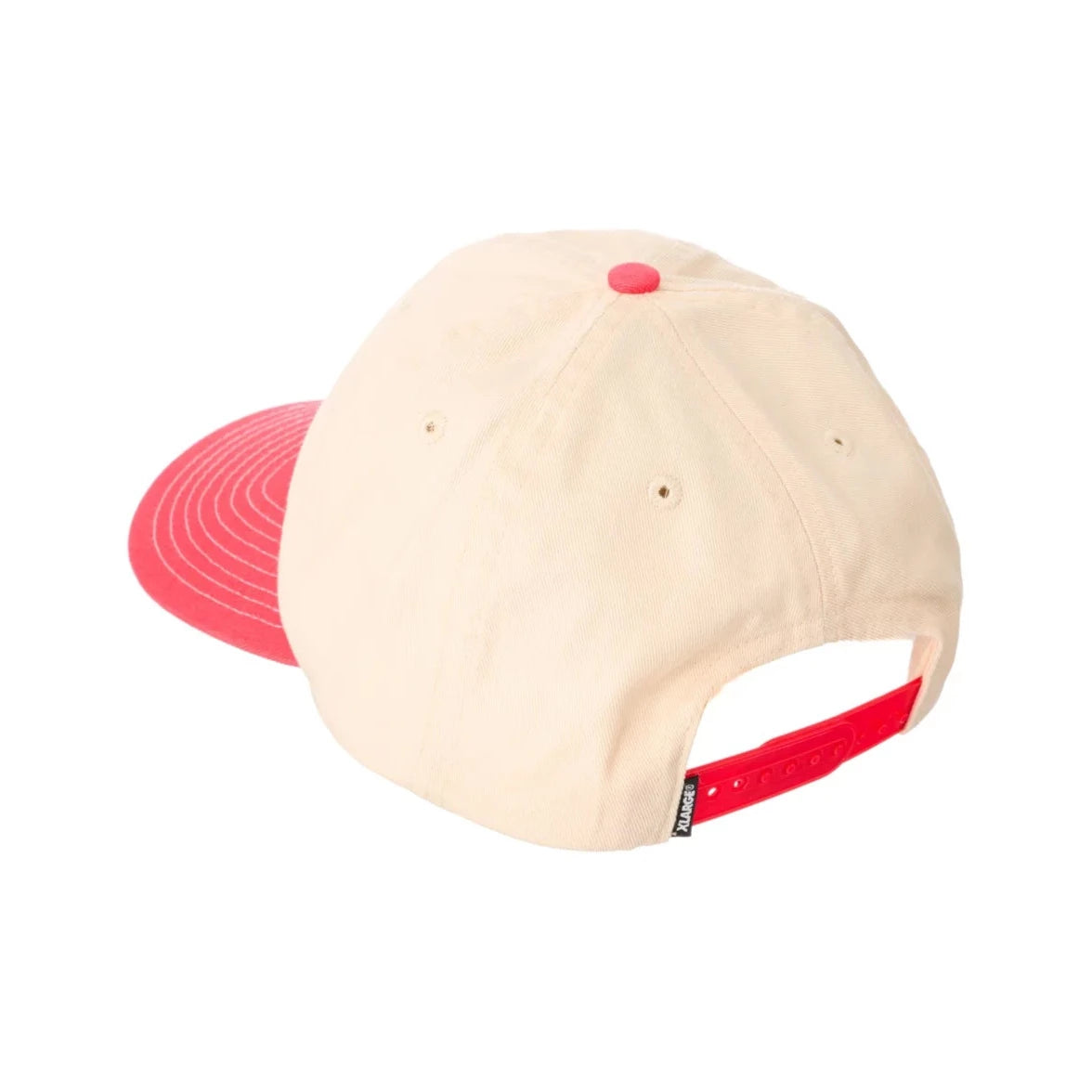 X-Large Apples Low Pro Cap Washed White / Red