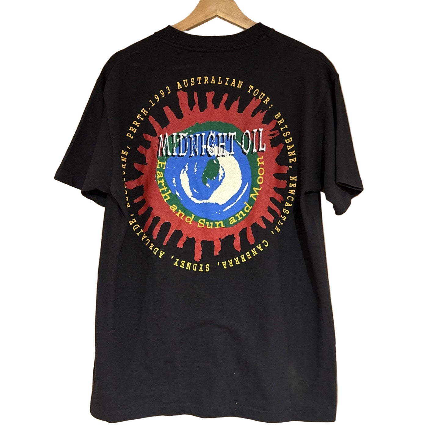 1993 Midnight Oil 'Australian Tour' T-Shirt XL