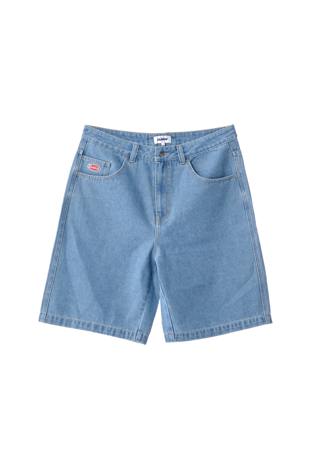 X-Large Bull Denim Short Mid Blue