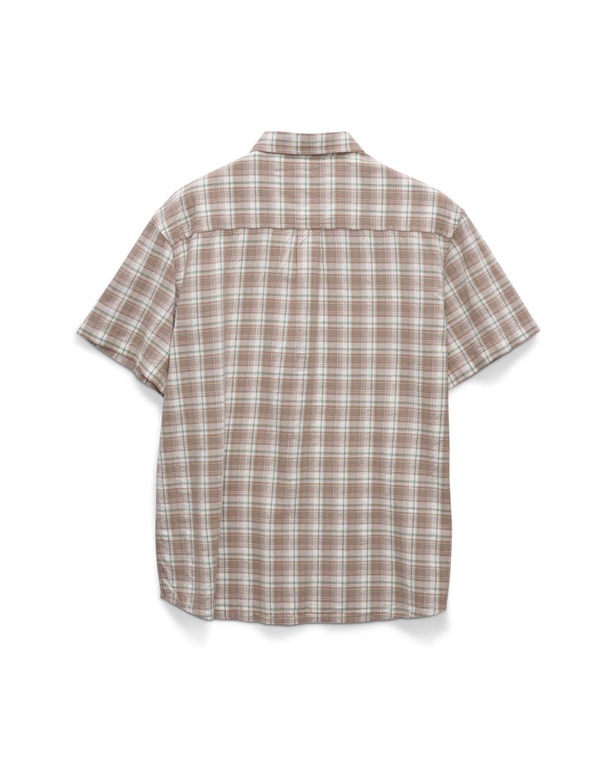 S-Double Blend Check S/S Shirt