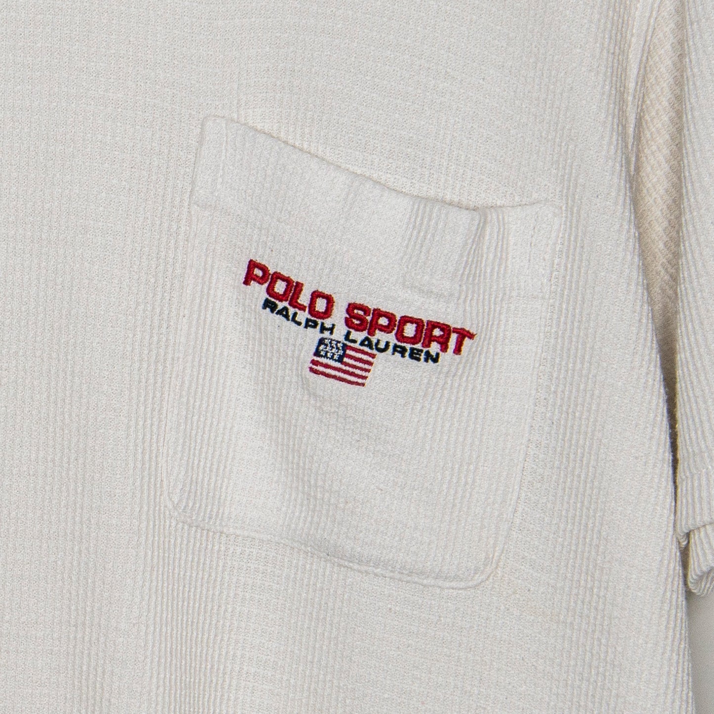 Vintage Polo Sport Thermal Pocket T-Shirt Medium