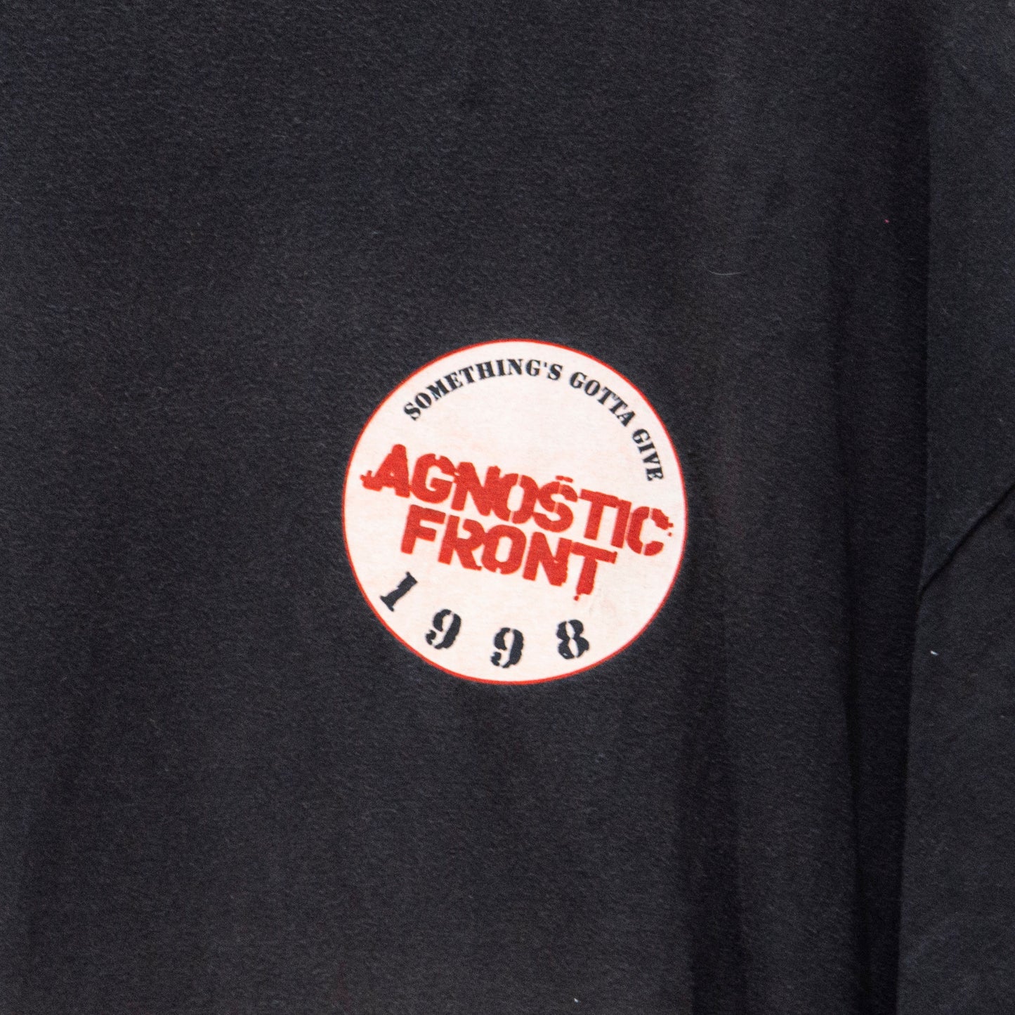1998 Agnostic Front 'Something's Gotta Give' T-Shirt Boxy XL