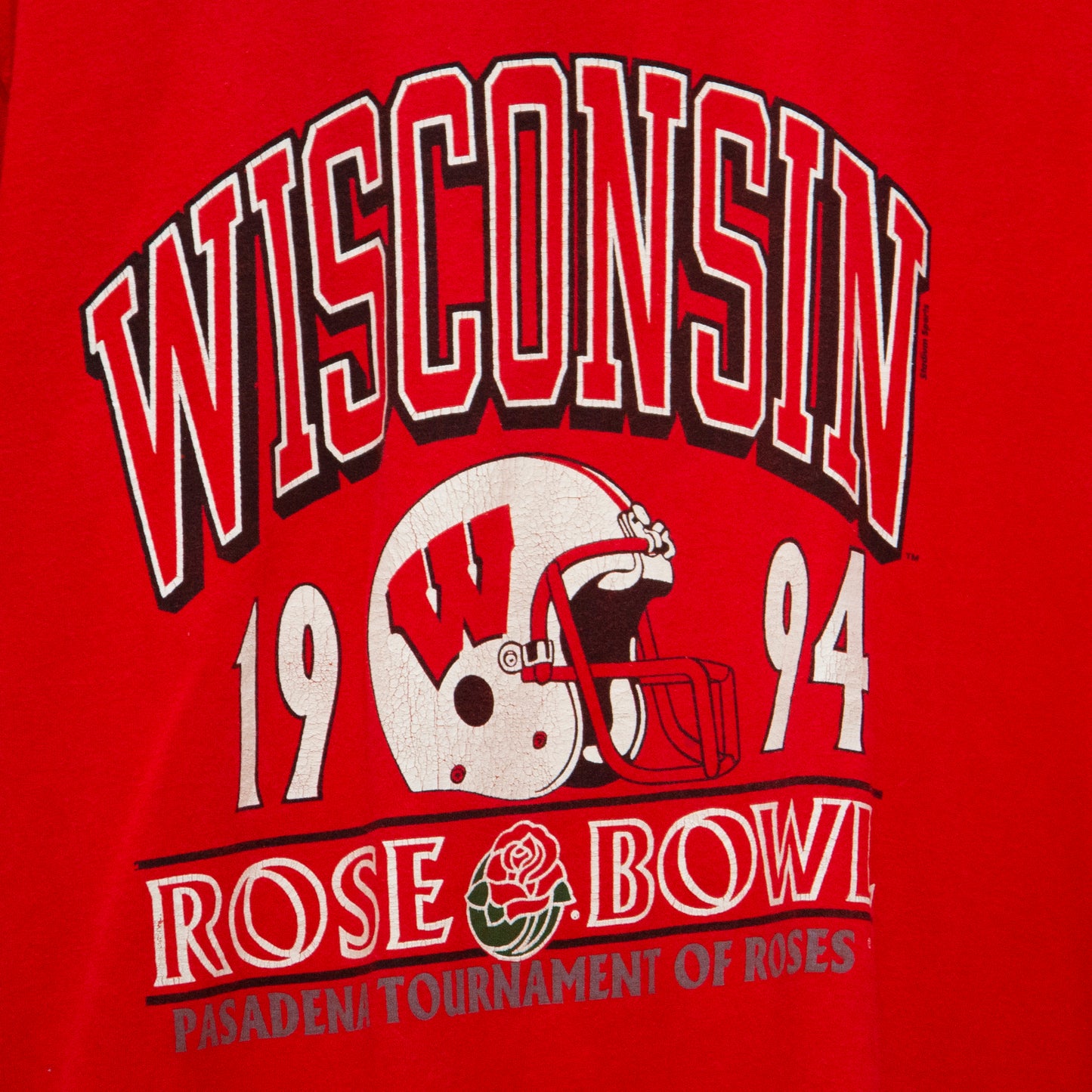 1994 Wisconsin Rose Bowl T-Shirt Large